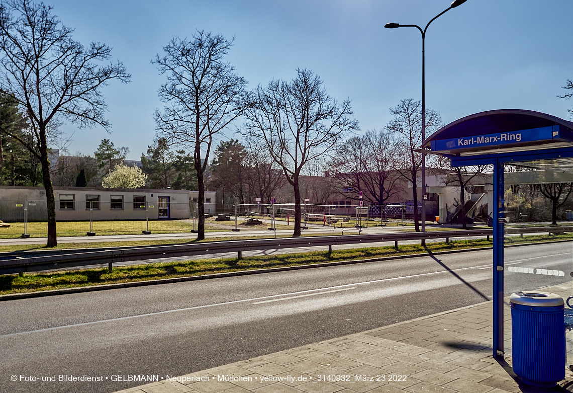 21.03.2022 - Baustelle am Haus für Kinder in Neuperlach
